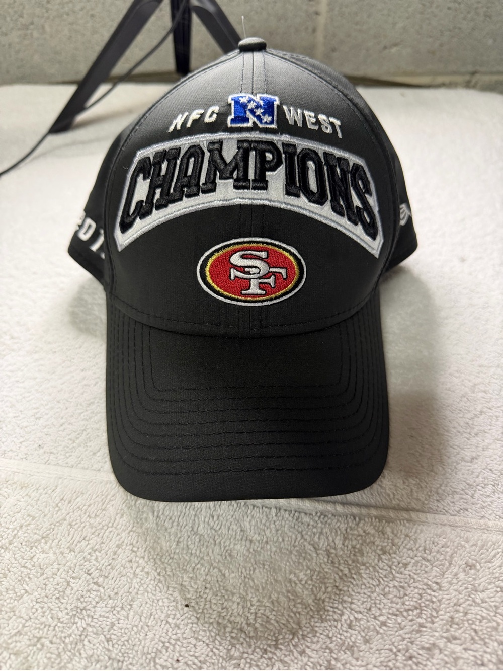 San Francisco 49ers Black Snapback Hat with Centennial 100 Patch New Era